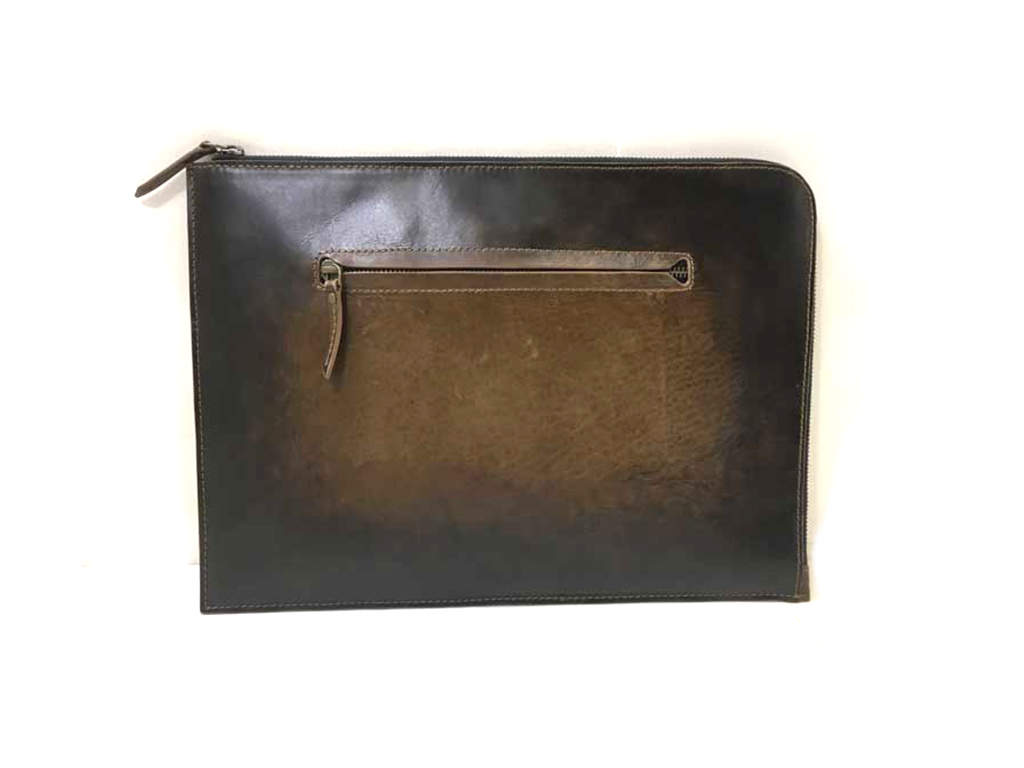 Document holder with 2 side zipper